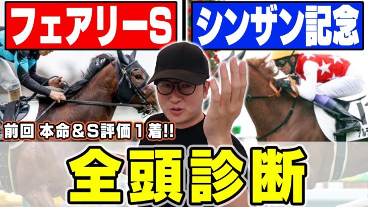 【フェアリーステークス＆シンザン記念予想】前回は４人気S評価が１着で”今年初帯”を獲得！今回も穴馬を高評価！６年連続プラス男が全頭徹底解説！