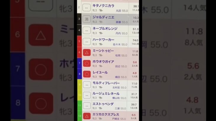 フェアリーS予想　買い目はコメント欄に！　#競馬予想