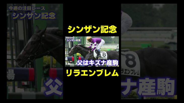 シンザン記念の大本命 リラエンブレム　 #競馬 #競馬予想 #競馬予想動画 #シンザン記念 #フェアリーステークス