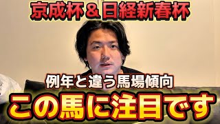 【京成杯&日経新春杯】【予想】トラックバイアスを読みきれ！今年の開催はここに注目！