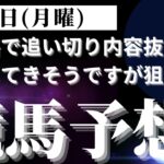 【競馬予想】１月６日（月曜）平場勝負レース該当馬７レース！坂路で追い切り内容が抜群の馬を中心に狙い馬を配信！