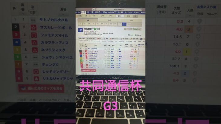 2025 共同通信杯　予想と買い目　#競馬　#競馬予想　#東京　#共同通信杯