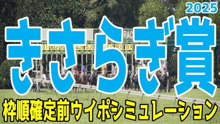 きさらぎ賞2025 枠順確定前ウイポシミュレーション【競馬予想】【展開予想】サトノシャイニング ショウヘイ ランスオブカオス ミニトランザット リンクスティップ エリカアンディーヴ