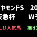 【競馬予想】　ダイヤモンドステークス　阪急杯　予想　2025