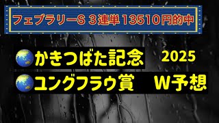 【競馬予想】　地方交流重賞　かきつばた記念　浦和重賞　ユングフラウ賞　予想　2025