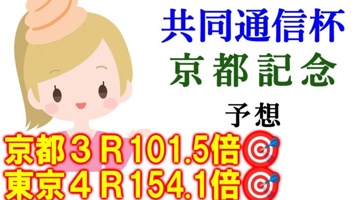 【競馬】共同通信杯 京都記念 2025 予想 (小倉11Rの北九州短距離Sの予想はブログで)