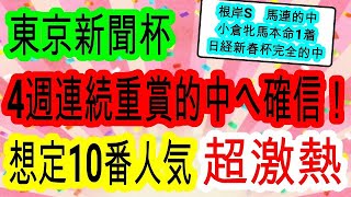 【競馬予想】東京新聞杯2025　ブレイディヴェーグは超危険！？　展開が向く人気薄の逃げ馬が大波乱を演出します！！