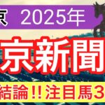 【東京新聞杯2025】蓮の競馬予想