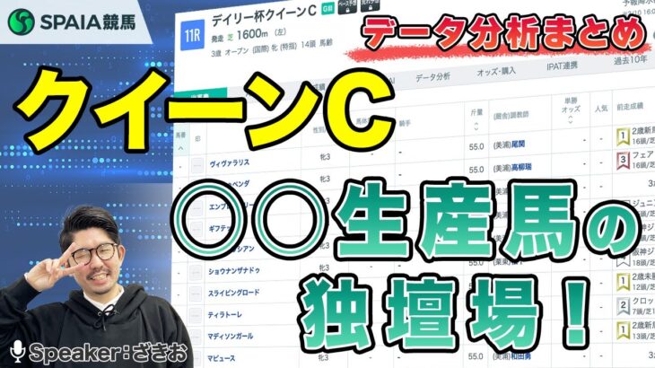 【クイーンカップ2025 データ分析】重視すべきは出身と前走の格！複勝率80%データ該当馬も（SPAIA）