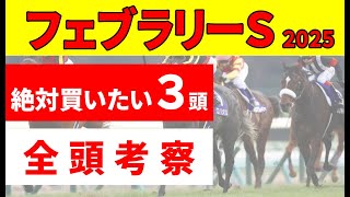 【フェブラリーステークス2025】＜全頭考察＞コスタノヴァ、エンペラーワケアにも懸念材料あり。ここまで人気がないなら厳選推奨したい穴含め絶対に買いたい推奨３頭！