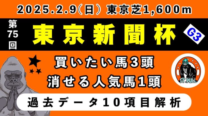 【東京新聞杯2025】過去データ10項目解析!!買いたい馬3頭と消せる人気馬1頭について(競馬予想)