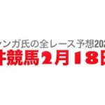 2月18日大井競馬【全レース予想】2025アメジスト賞