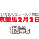 2月2日東京競馬【全レース予想】2025根岸S