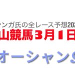 3月1日中山競馬【全レース予想】2025オーシャンS