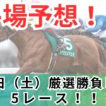 【平場競馬予想】3月1日の厳選競馬予想5レース！