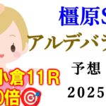 【競馬】月曜京都競馬 9R橿原S 11RアルデバランS  2025 予想 (京都10RのエルフィンSの予想はブログで)