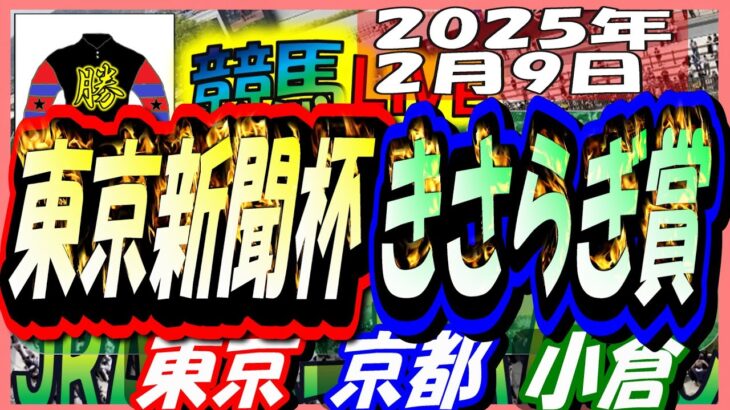 【競馬 JRA全レース予想ライブ】東京新聞杯、きさらぎ賞。東京、京都、小倉