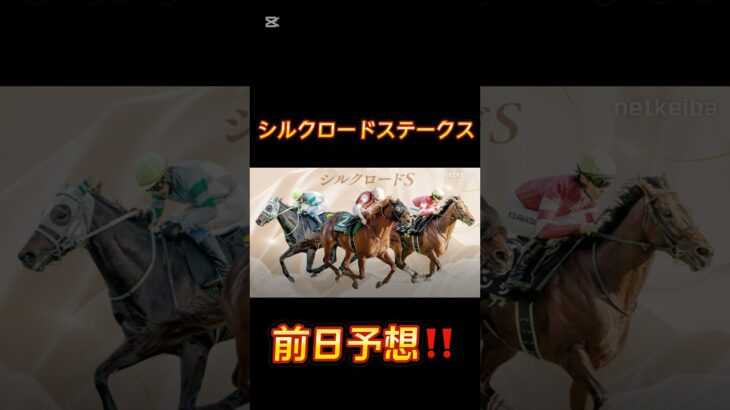 競馬の部屋！シルクロードステークス前日予想！ #競馬予想動画 #競馬予想 #shorts