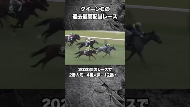 クイーンカップ過去最高配当レース#競馬 #競馬予想 #クイーンカップ #粗品