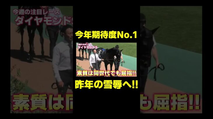 実は世代最強の馬が出走 ダイヤモンドステークス 　#競馬 #競馬予想 #ダイヤモンドステークス #フェブラリーステークス