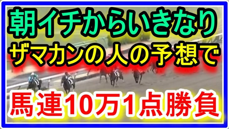 【競馬】トーマスの転落人生。ザマカンの人の予想に乗っていきなり馬連10万1点勝負！！