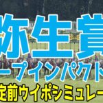 弥生賞ディープインパクト記念2025 枠順確定前ウイポシミュレーション【競馬予想】【展開予想】ナグルファル ミュージアムマイル ヴィンセンシオ ジュタ クラウディアイ アスクシュタイン