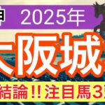 【大阪城ステークス2025】蓮の競馬予想(最終結論)