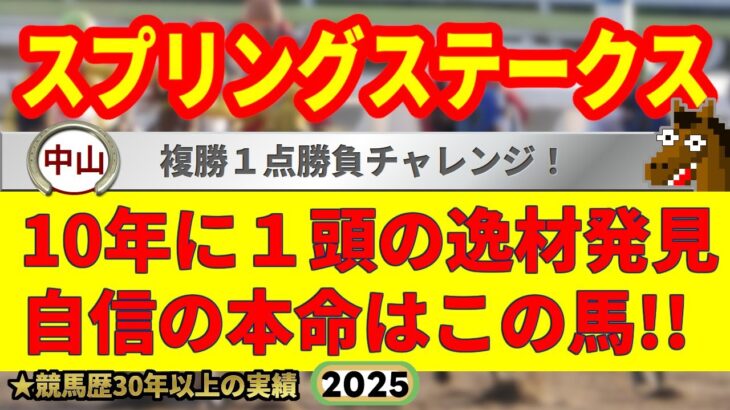 スプリングステークス2025競馬予想