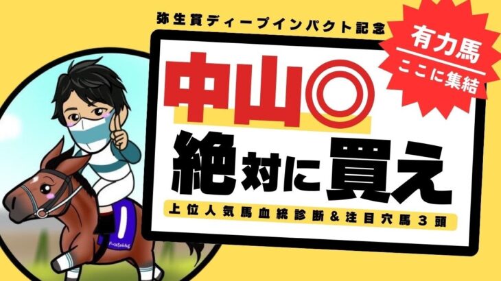 【弥生賞ディープインパクト記念2025】一族に皐月賞好走馬もいる中山得意な血統！激変確定の“本命候補”はこの1頭！｜上位人気馬の血統診断＆注目穴馬3頭