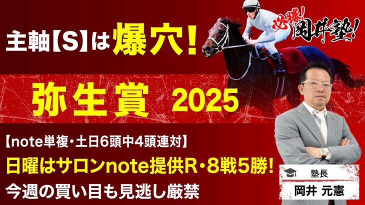 【弥生賞2025予想】伝統の皐月賞トライアル！塾長がここで“買うべき”と見立てた5頭とは？[必勝！岡井塾]