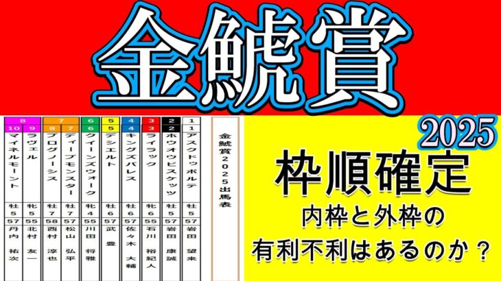 金鯱賞2025枠順確定！３連覇を狙うプログノーシスは7枠8番！逃げ争いで注目されるホウオウビスケッツは2枠2番にデシエルトが5枠5番に入った！どちらが花を奪うのか興味深い！