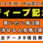 【ディープインパクト記念2025】過去データ9項目解析!!買いたい馬3頭と消せる人気馬1頭について(競馬予想)