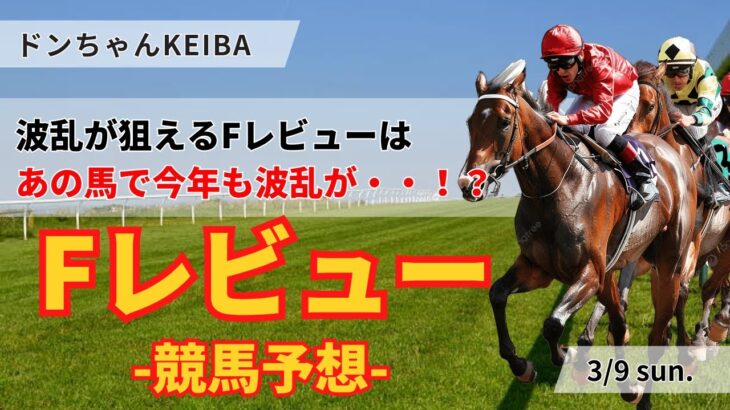 【競馬予想】3/9(日) Fレビュー