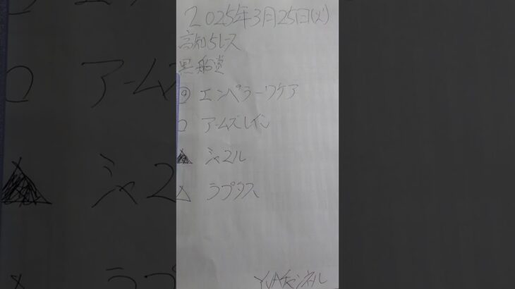 高知５レース黒船賞　#黒船賞　#競馬　#競馬予想家 　#競馬予想