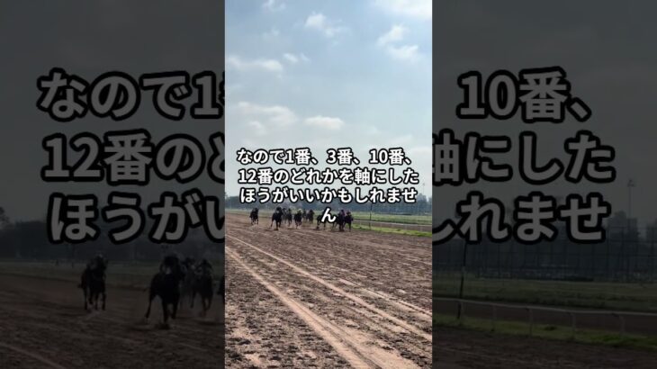 浦和11Rの武蔵野国OPのサイン #競馬 #競馬予想