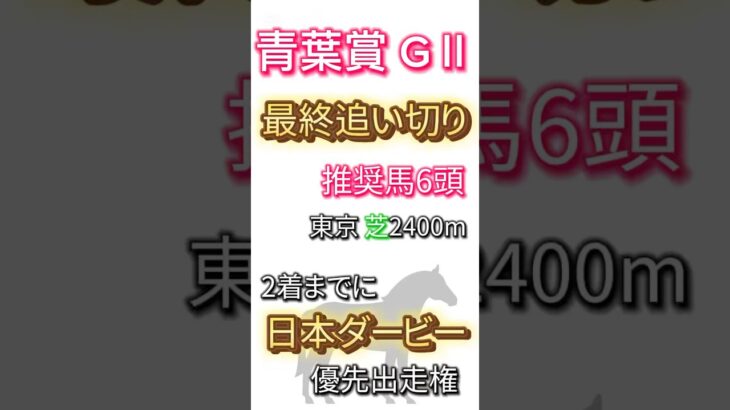 #青葉賞 の#最終追い切り #推奨馬 です。#レッドバンデ　がよく見え注目です‼️#青葉賞2025 #エネルジコ #ファイアンクランツ　#ダービー　#競馬 #競馬予想 #追い切り