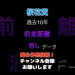 【桜花賞2025】前走距離の消しデータ！#桜花賞 #競馬予想 #馬券