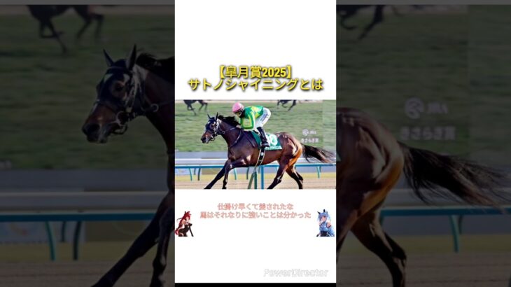 【皐月賞2025】サトノシャイニングとは　#競馬
