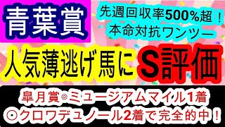 【競馬予想】青葉賞2025　2週連続完全的中へ確信！　今年は開幕週で狙える穴馬とは！？　皐月賞ワンツー的中