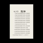 4/13阪神競馬予想表