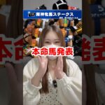 【阪神牝馬S2025】本命馬発表