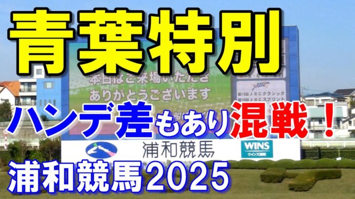 青葉特別２０２５【浦和競馬予想】上位は実力拮抗で混戦！？