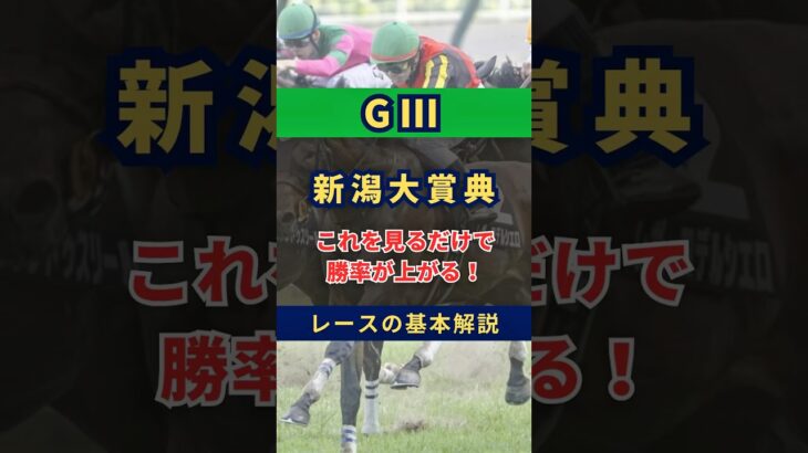 新潟大賞典これを見れば勝率上がる！ #新潟大賞典 #新潟大賞典2025 #競馬 #競馬予想 #レガーロデルシエロ #ディマイザキッド #サブマリーナ