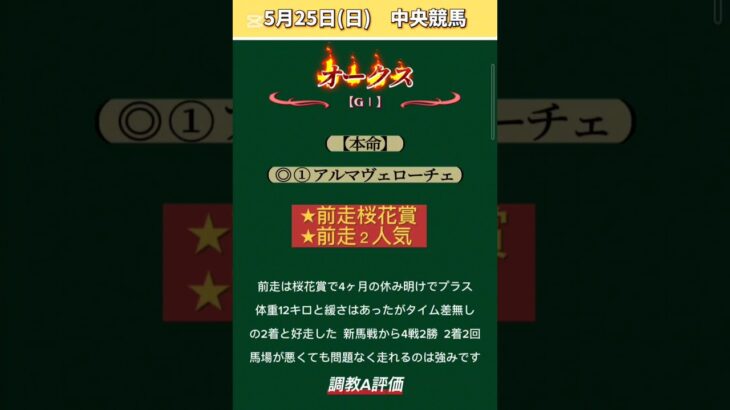 【オークス2025】 #オークス！！ #競馬予想！ #競馬！