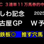 【競馬予想】　地方交流重賞　かしわ記念　名古屋グランプリ　予想　2025