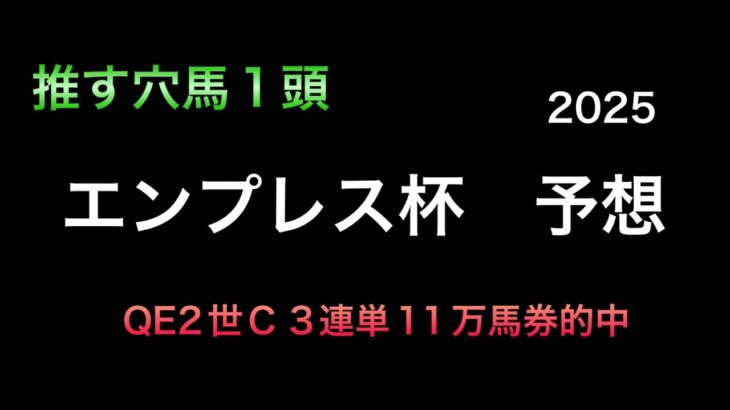 【競馬予想】　地方交流重賞　エンプレス杯　予想　2025
