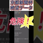 【京都新聞杯】 2025　これは危険！【絶望データ】  #競馬予想 #shorts #京都新聞杯