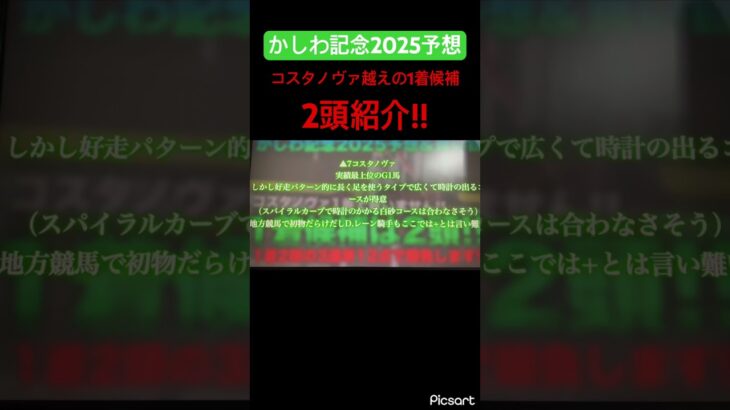 【かしわ記念2025予想】コスタノヴァに勝てる2頭はこれだ#競馬 #競馬予想 #地方競馬予想 #ウマ娘 #ウマ娘プリティーダービー #jra #ギャンブル