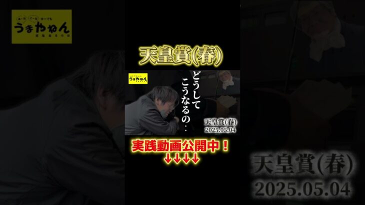 【競馬実践】2025天皇賞(春)全連単予想〜あーだこーだゆーても馬やねん結局走るのは〜@うまやねん2025 #競馬 #競馬予想  #天皇賞春 #g1