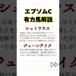 2025エプソムCの有力馬解説　#競馬 #競馬予想 #エプソムC #エプソムカップ #ウマ娘